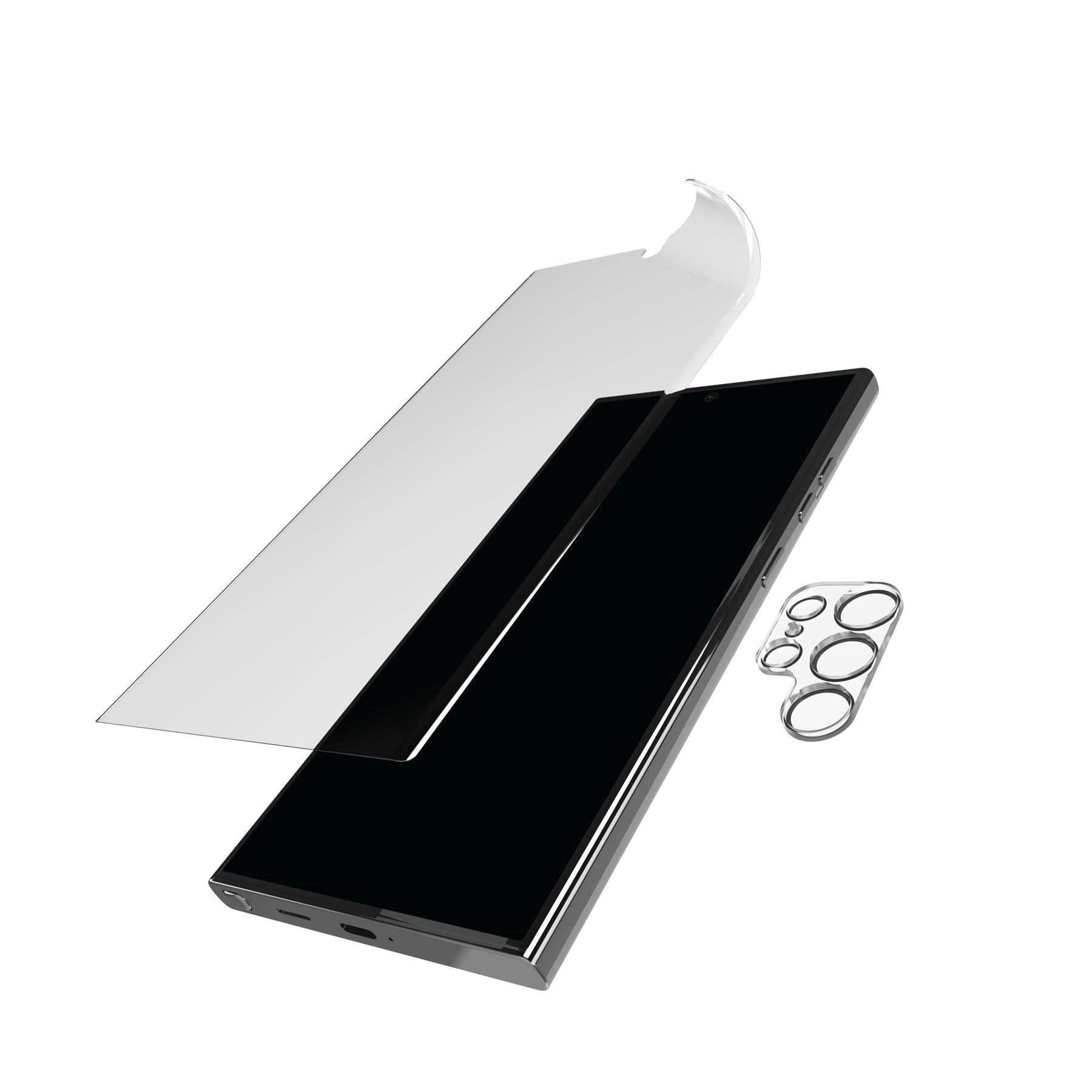 Tech21 ImpactShield S24 Ultra Displayschutz + Kameraschutz