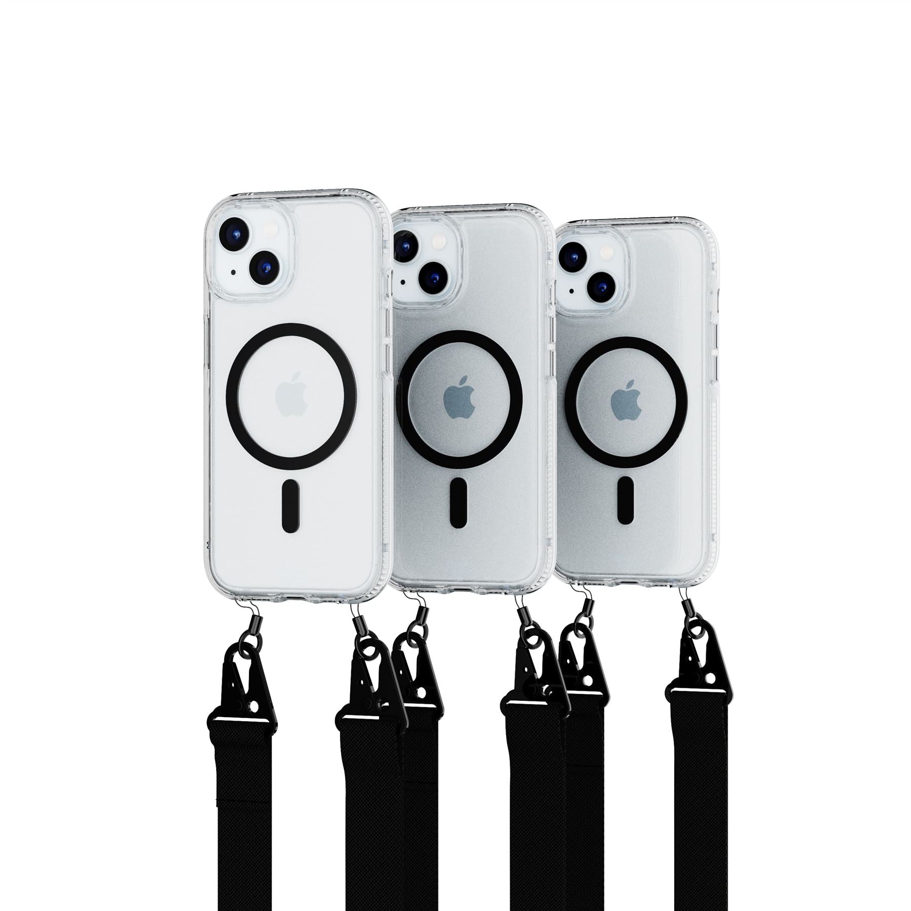 Tech21 FlexQuartz iPhone 13-17e MagSafe Hülle Clear mit Band