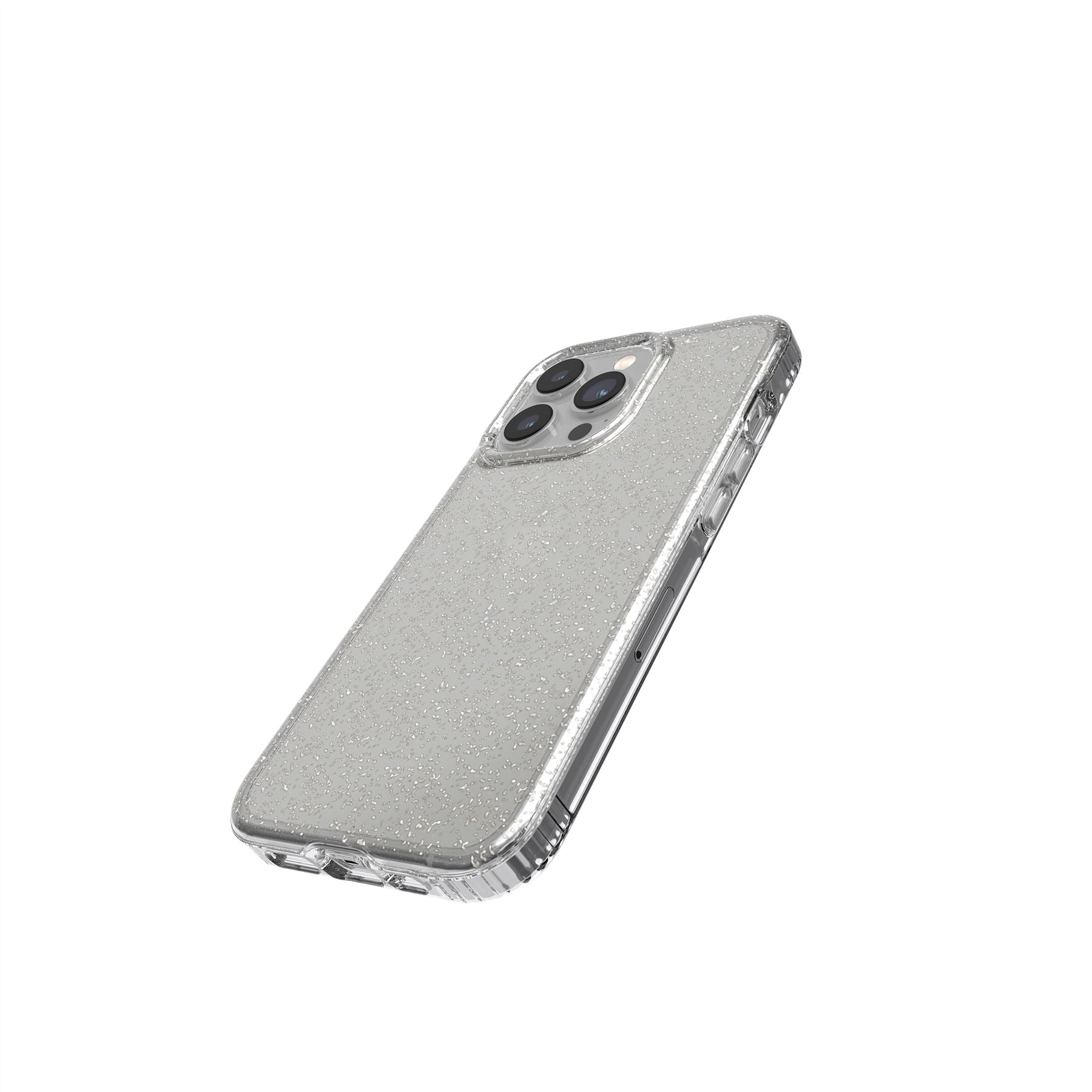 Tech21 EvoSparkle iPhone 13 Pro Hülle Silber Glitzer