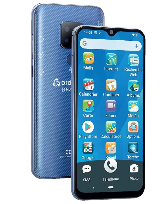 Ordissimo LeNumero2 Senioren-Smartphone 6,3 Zoll blau