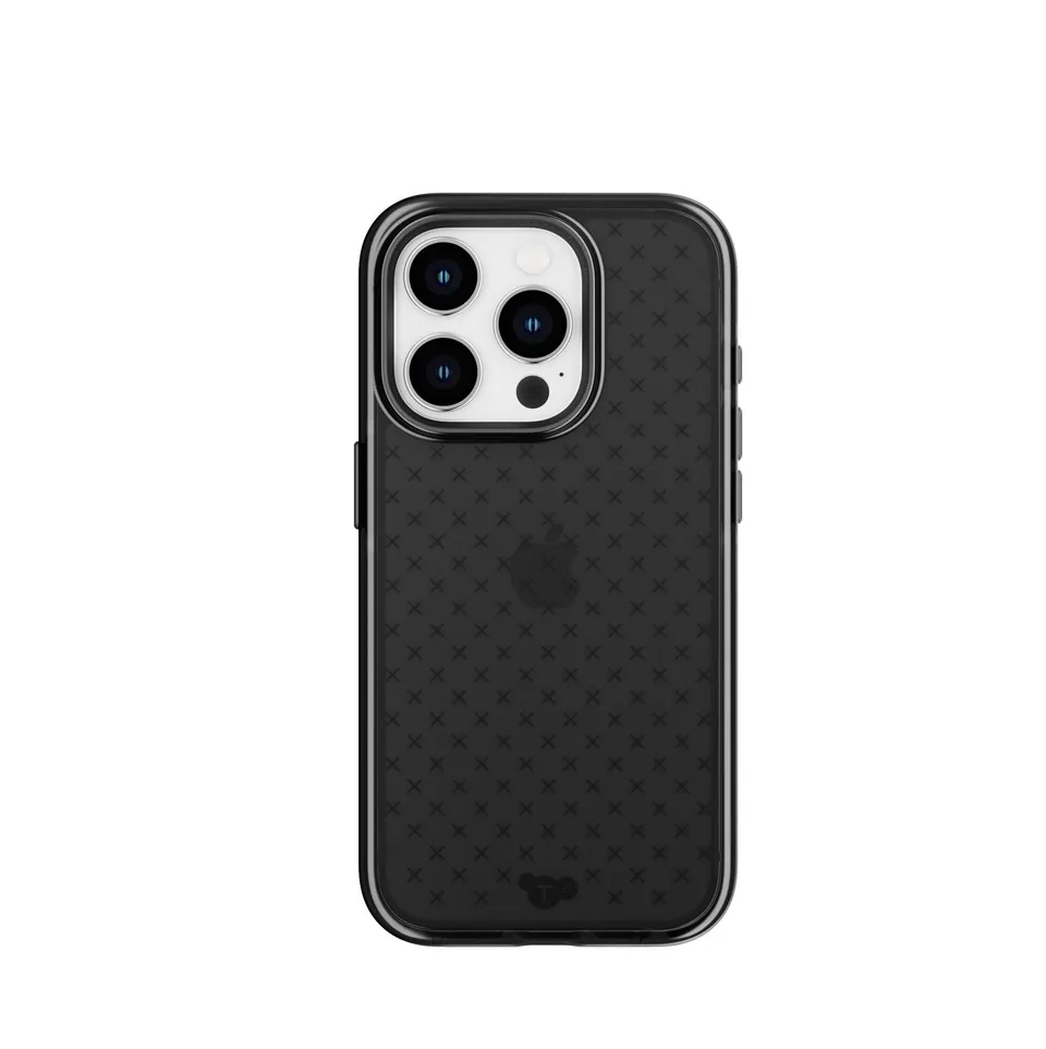 Tech21 Evo Check iPhone 15 Pro Hülle Smokey Black 16ft