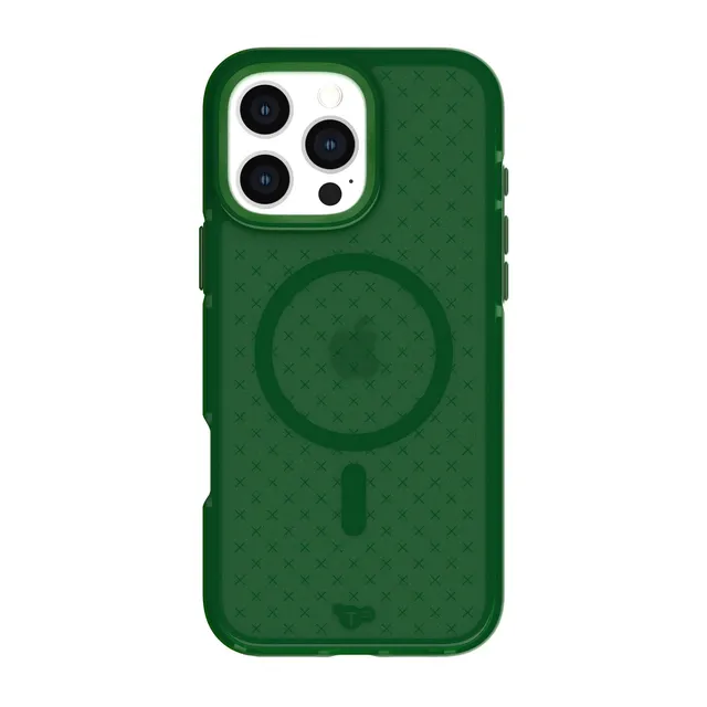 Tech21 EvoCheck iPhone 16 Pro Max Hülle Forest Green MagSafe