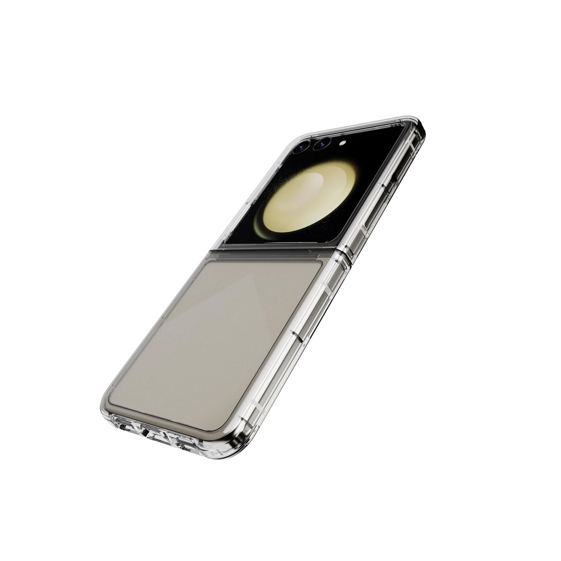 Tech21 EvoClear Galaxy Z Flip 5 Hülle Clear 12ft Schutz