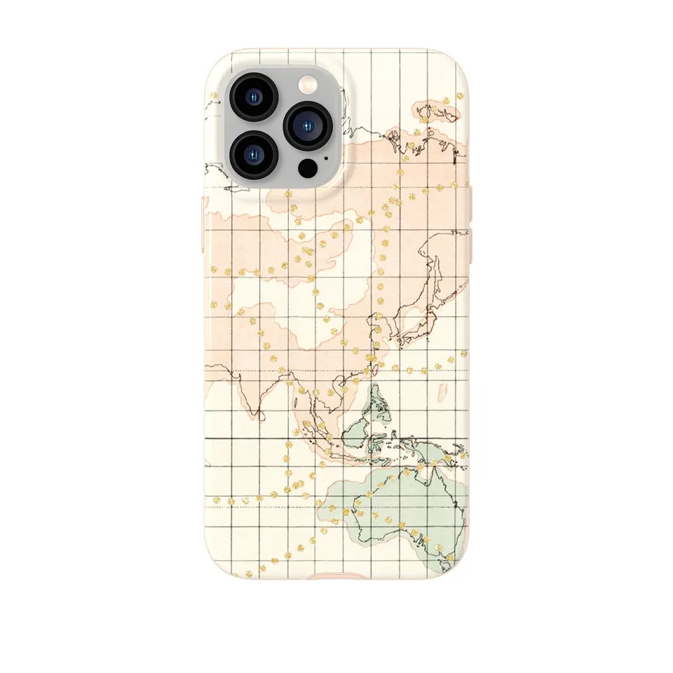 Tech21 EvoArt iPhone 13 Pro Max Handyhülle Wonderers Map Muster