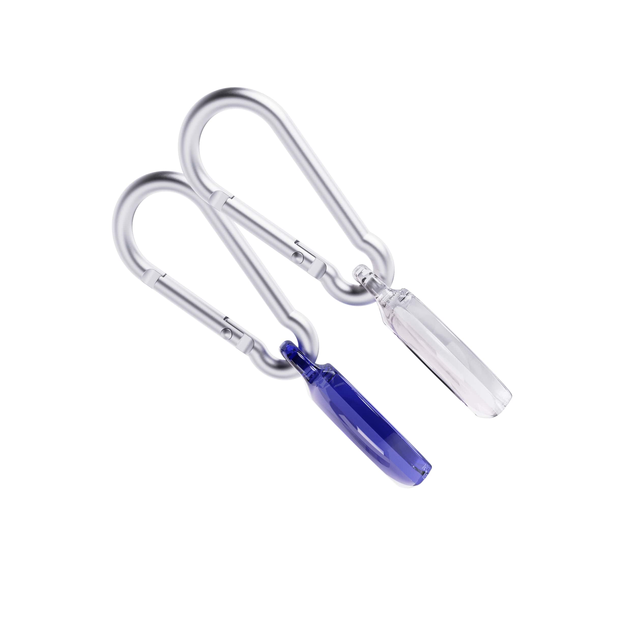 Tech21 EvoPop AirTag Hülle 2er Electric Blue Clear