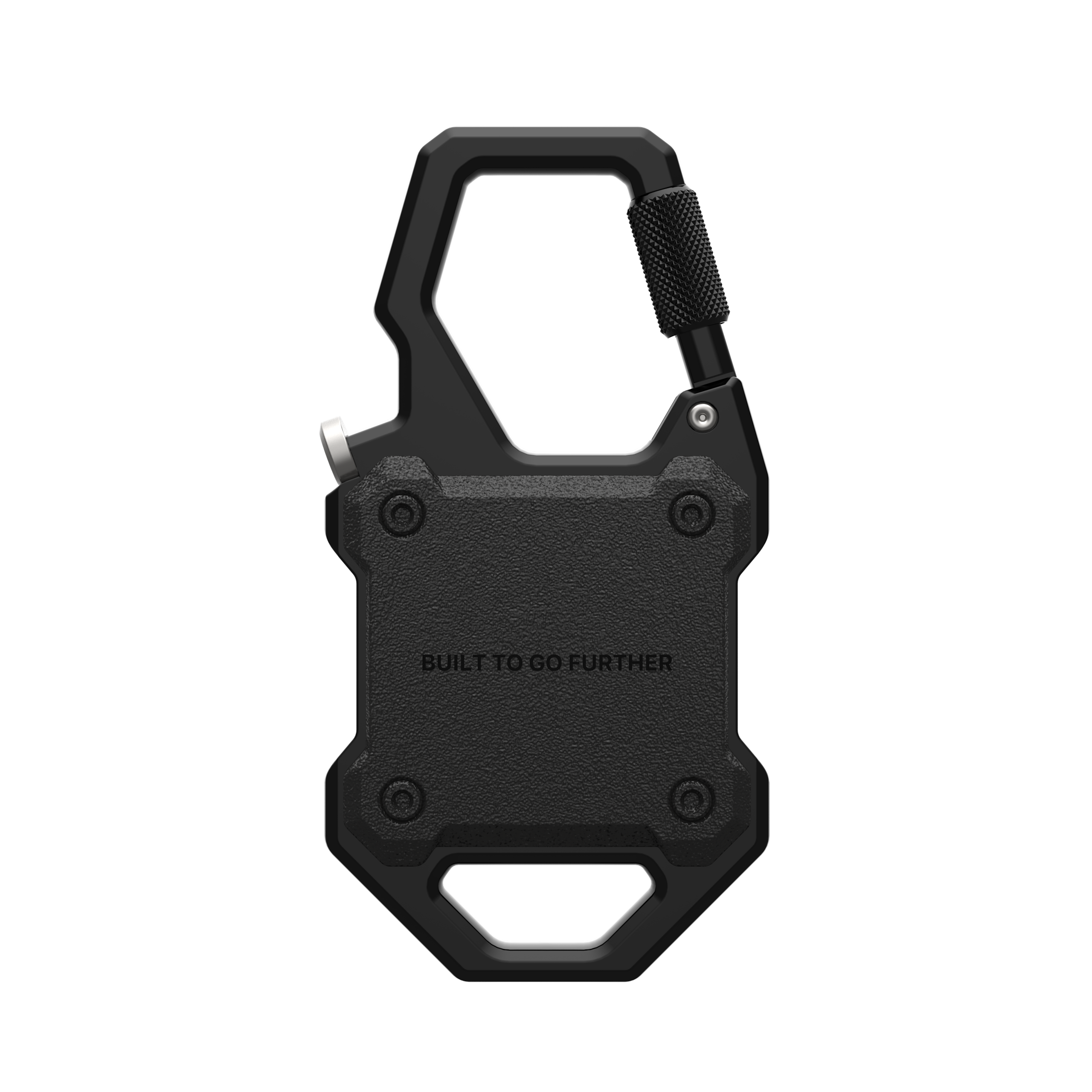UAG Monarch AirTag Hülle schwarz mit Karabiner robust