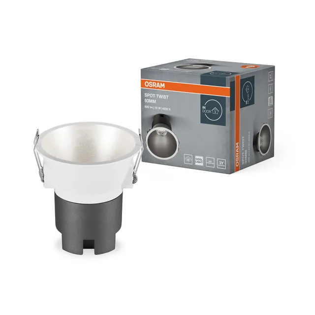 OSRAM SPOT TWIST Downlight silber 10W 4000K 800lm