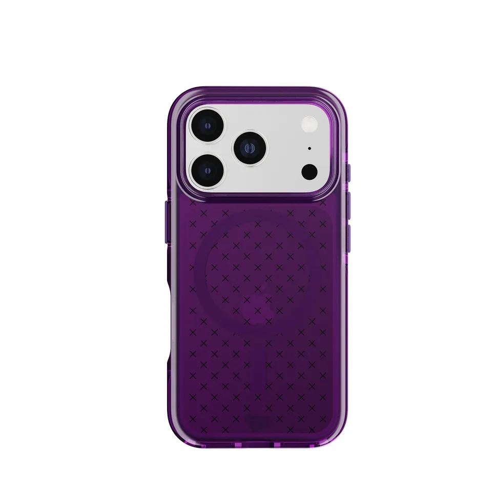 Tech21 EvoCheck iPhone 17 Pro Hülle Kindred Purple MagSafe