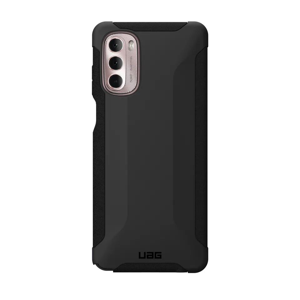 UAG Scout Moto G Stylus 4G 2022 Handyhülle Schwarz stoßfest