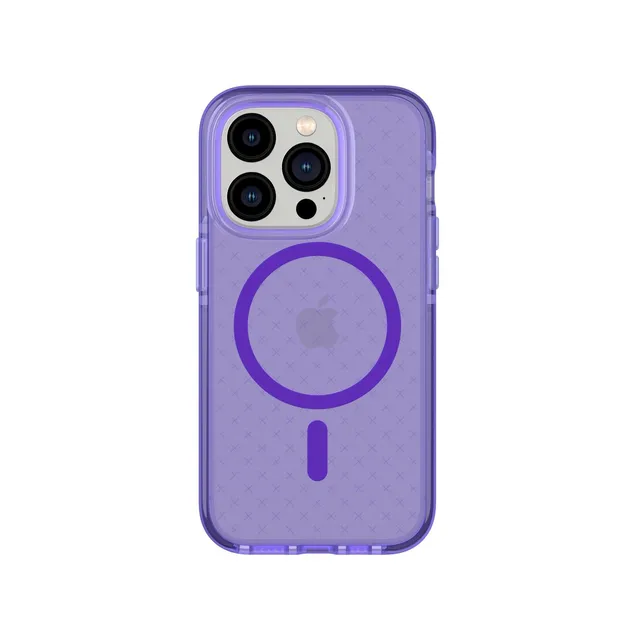 Tech21 EvoCheck iPhone 14 Pro Hülle MagSafe Wondrous Purple