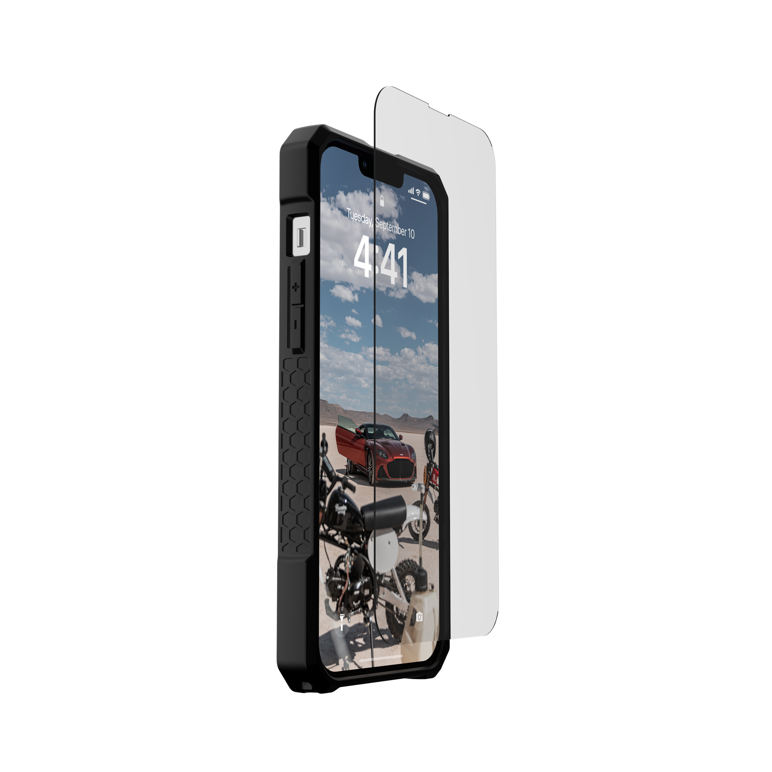 UAG Standard Issue Shield Plus iPhone 14 Plus Panzerglas