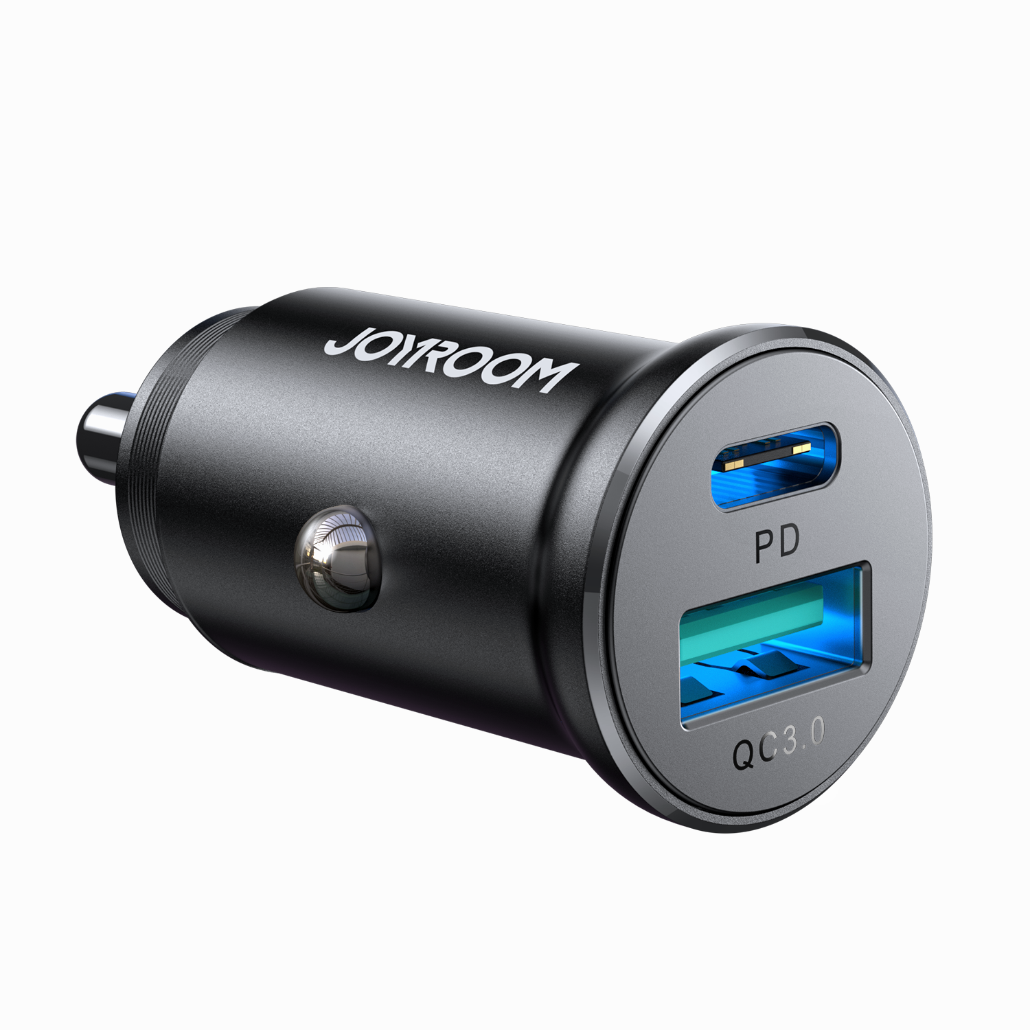 JOYROOM JR-CCN05 30W Mini Autoladegerät Metall schwarz
