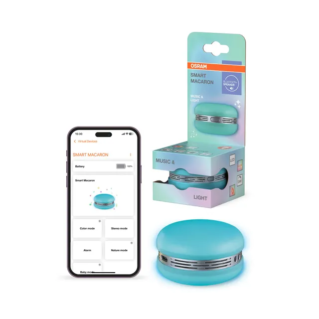 ams OSRAM SMART+ Macaron Bluetooth-Lautsprecher blau