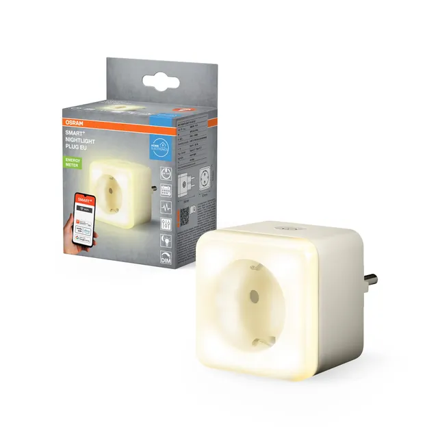 OSRAM SMART+ WiFi Steckdose Nachtlicht weiß 16A