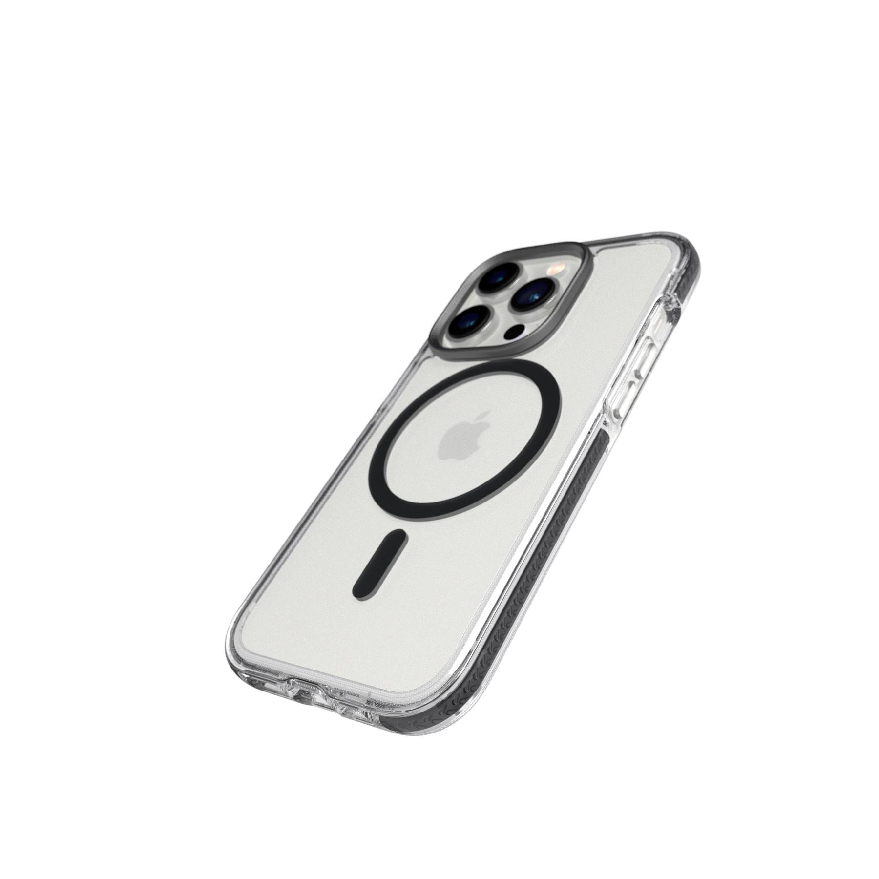 Tech21 EvoCrystal iPhone 14 Pro Hülle Graphit MagSafe 4,9m