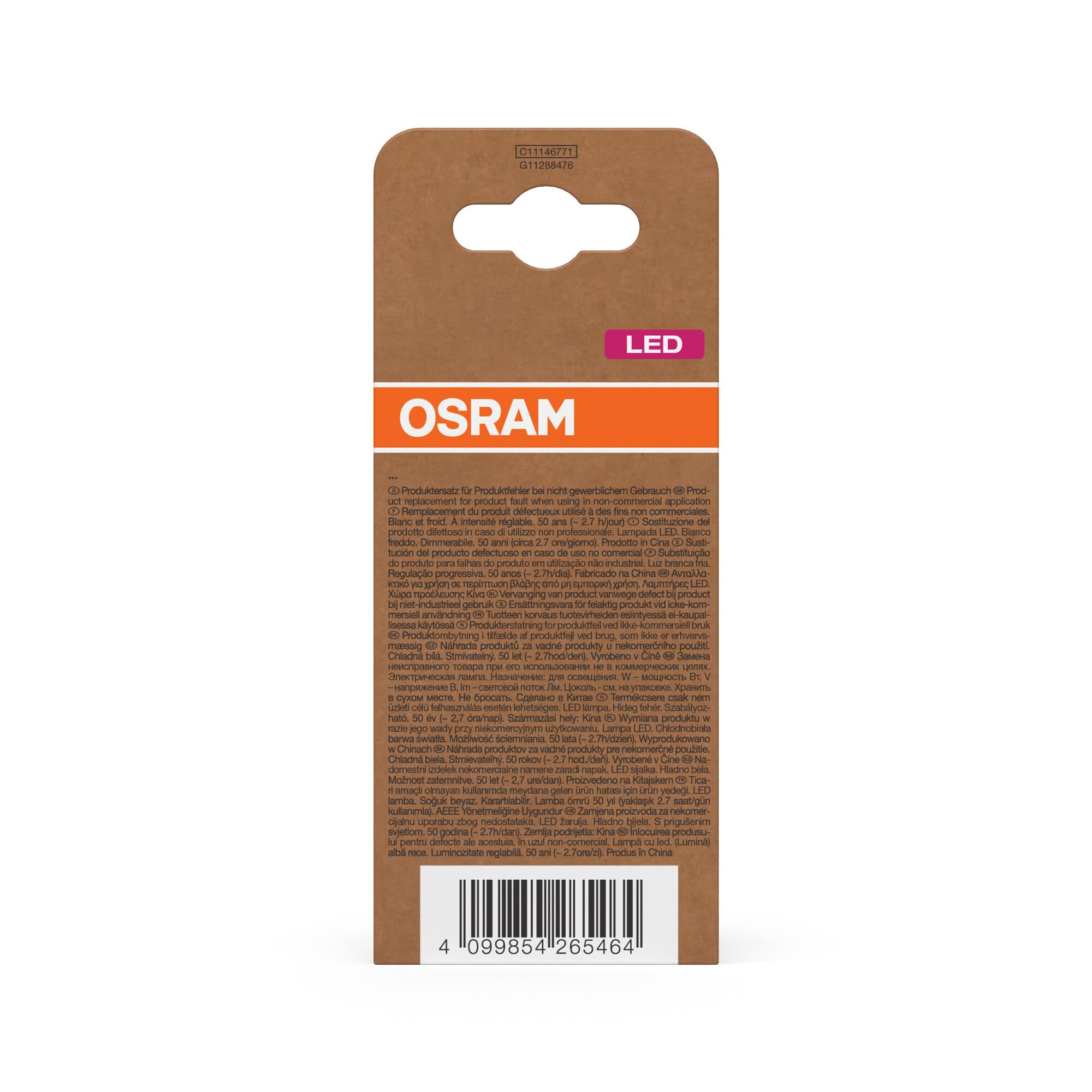 ams OSRAM Classic A 40 LED Filament E27 dimmbar Klasse A
