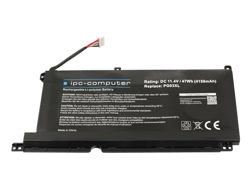 IPC-Computer L48430-AC2 Laptop Akku 47Wh für HP