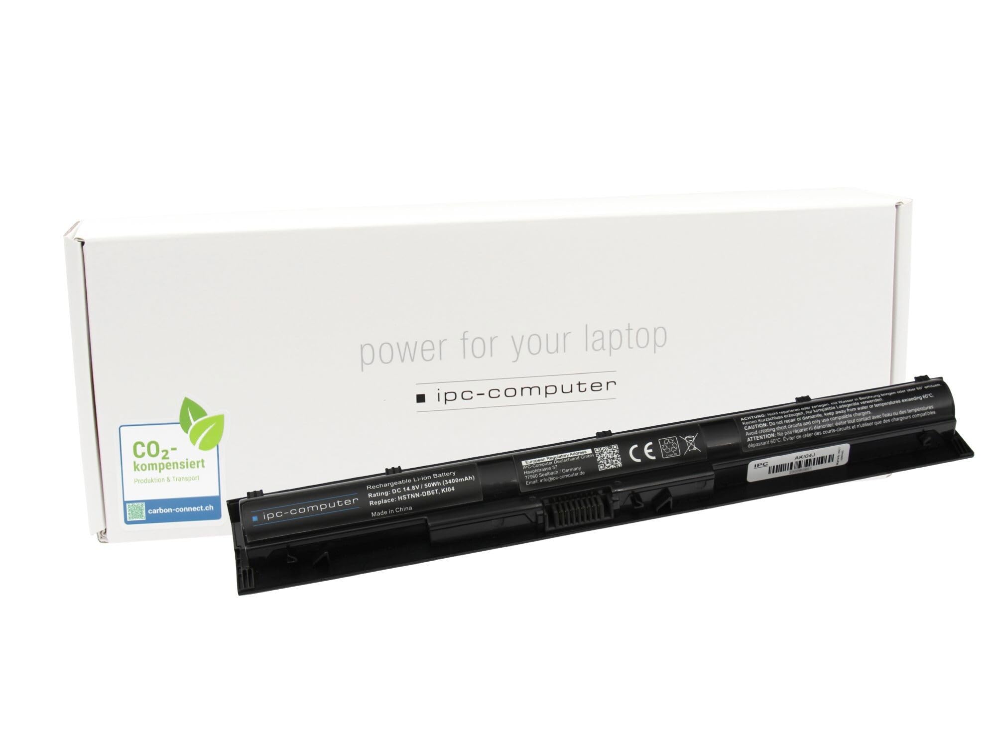 IPC-Computer Akkus KI04048-CL Laptop-Akku 50Wh schwarz