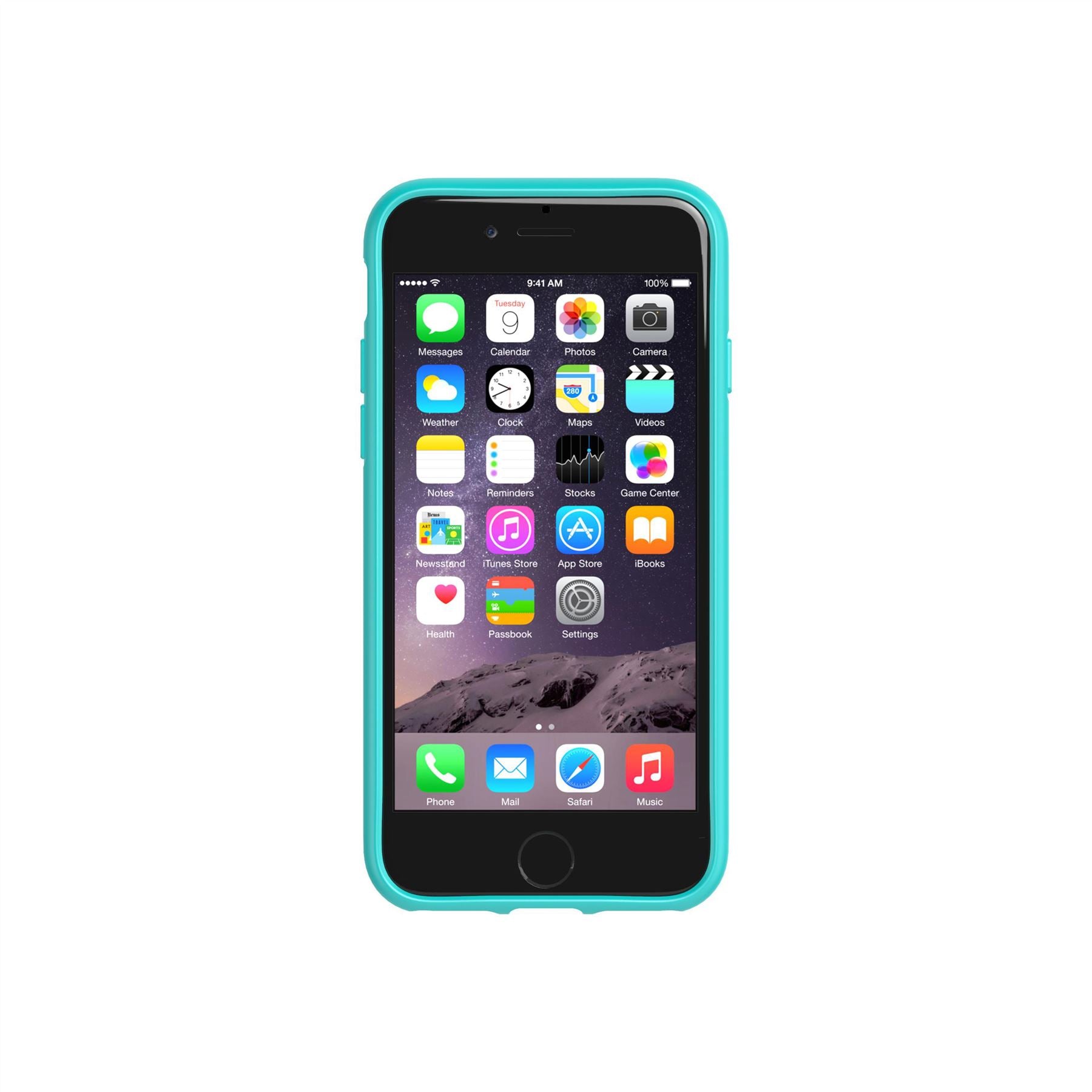 Tech21 Studio Colour iPhone SE Hülle Teal Me About It