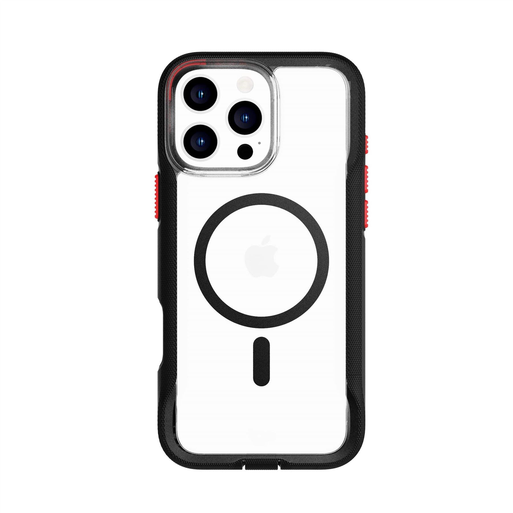 Tech21 EvoPro iPhone 16 Pro Max Handyhülle Clear Schwarz MagSafe