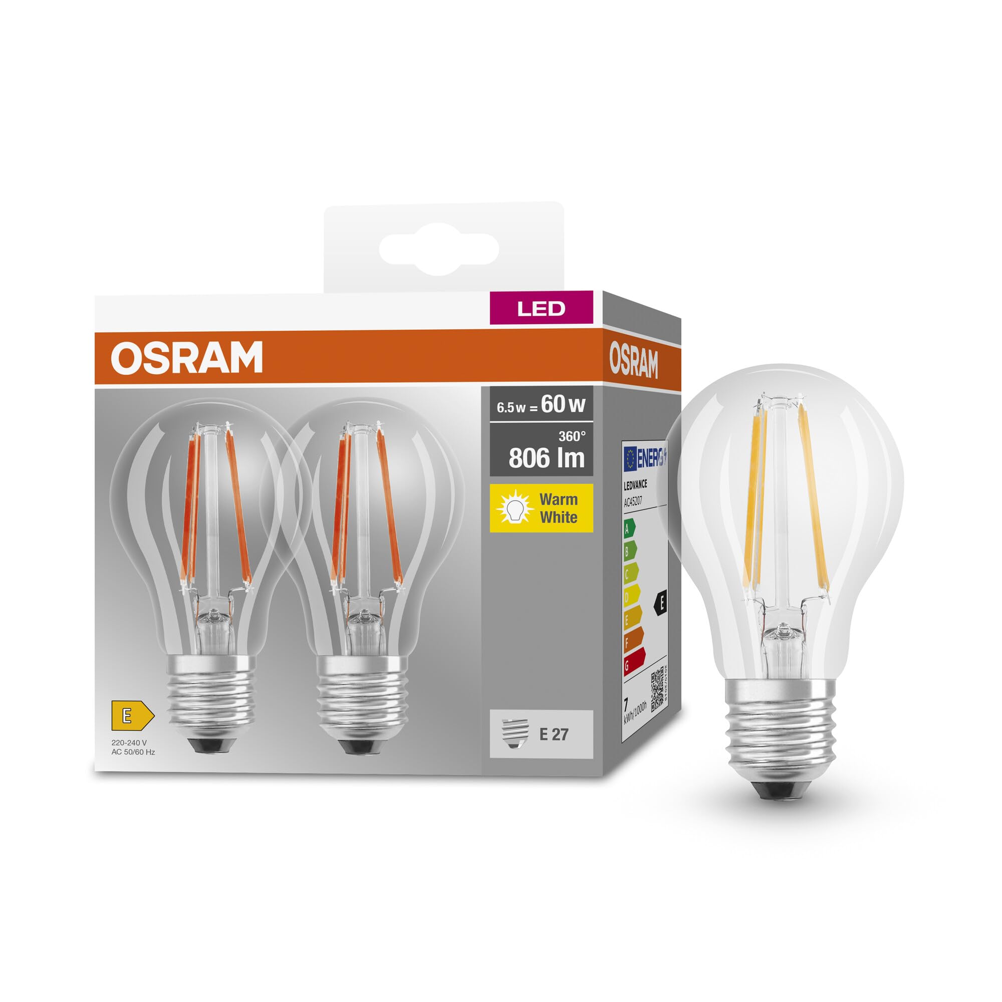 OSRAM SMART+ LED E27 11W warmweiß 3er-Pack 100W-Ersatz