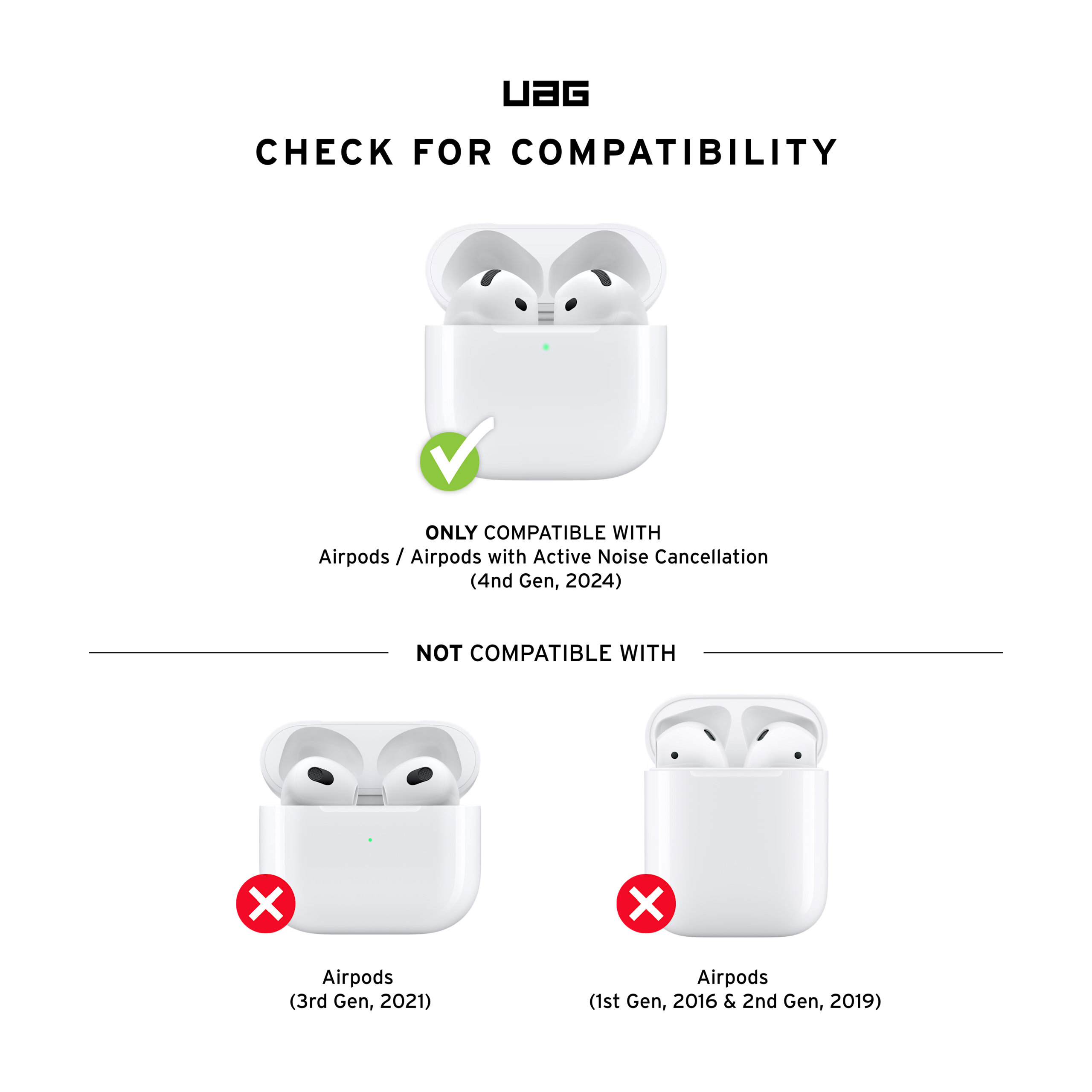 UAG Scout Case AirPods 4 Schutzhülle Karabiner stoßfest