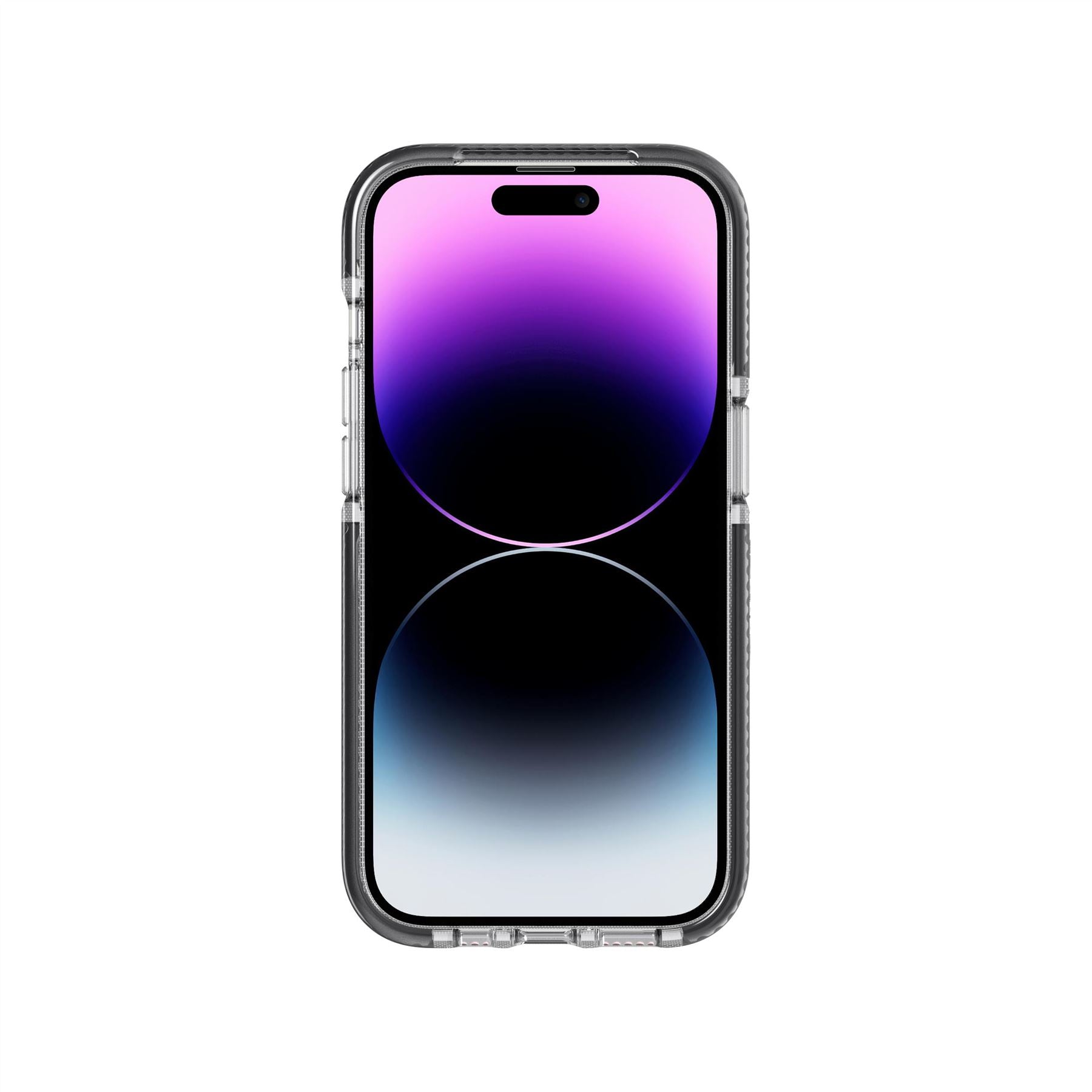 Tech21 EvoCrystal iPhone 14 Pro Hülle Graphit MagSafe 4,9m