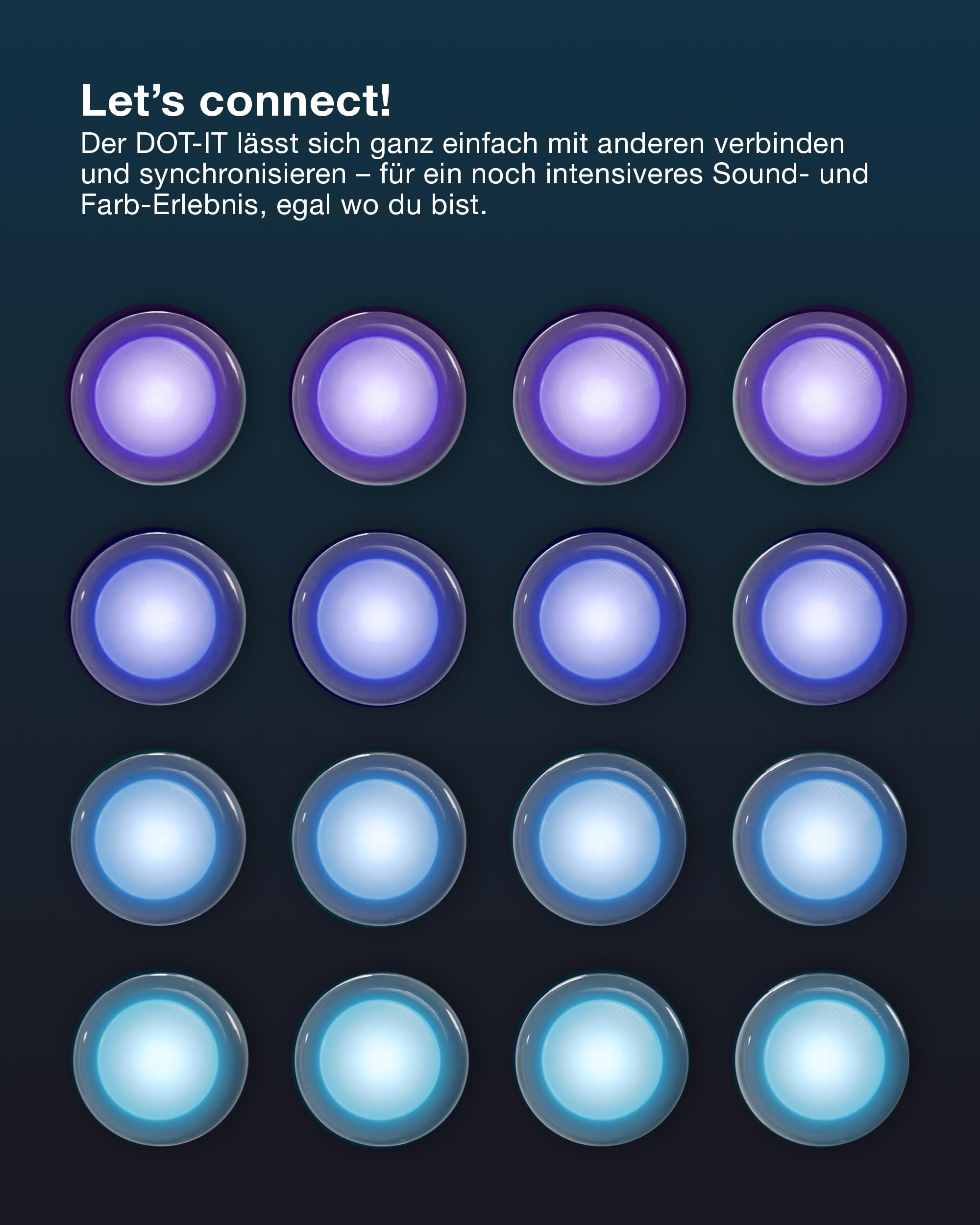 ams OSRAM SMART+ DOT-IT Nachtlicht RGB magnetisch 6er