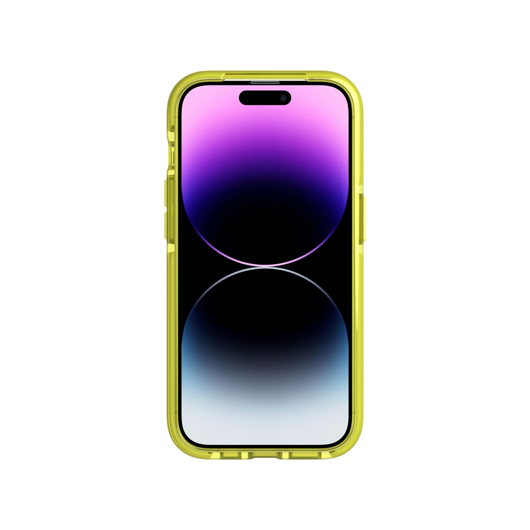 Tech21 EvoCheck iPhone 14 Pro Handyhülle Acid Yellow