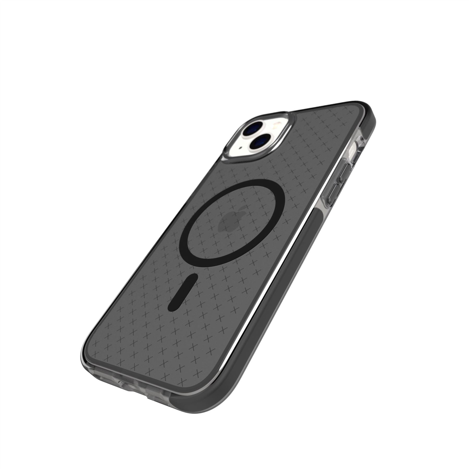 Tech21 EvoCheck iPhone 14 Plus Handyhülle Smokey Black MagSafe