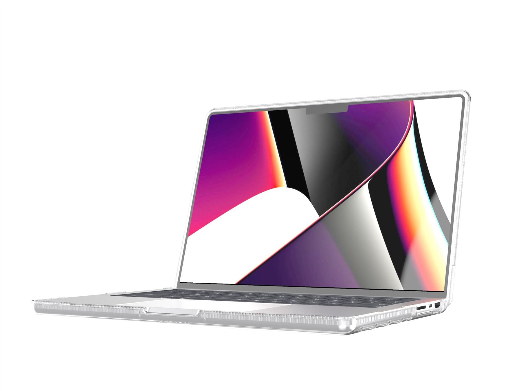 Tech21 EvoHardshell MacBook Pro 14 Hülle Clear M1-M5