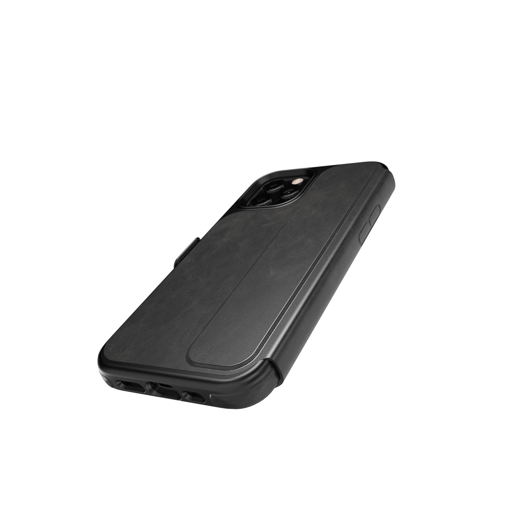 Tech21 Evo Wallet iPhone 12/12 Pro Hülle Smokey Black Kartenfach