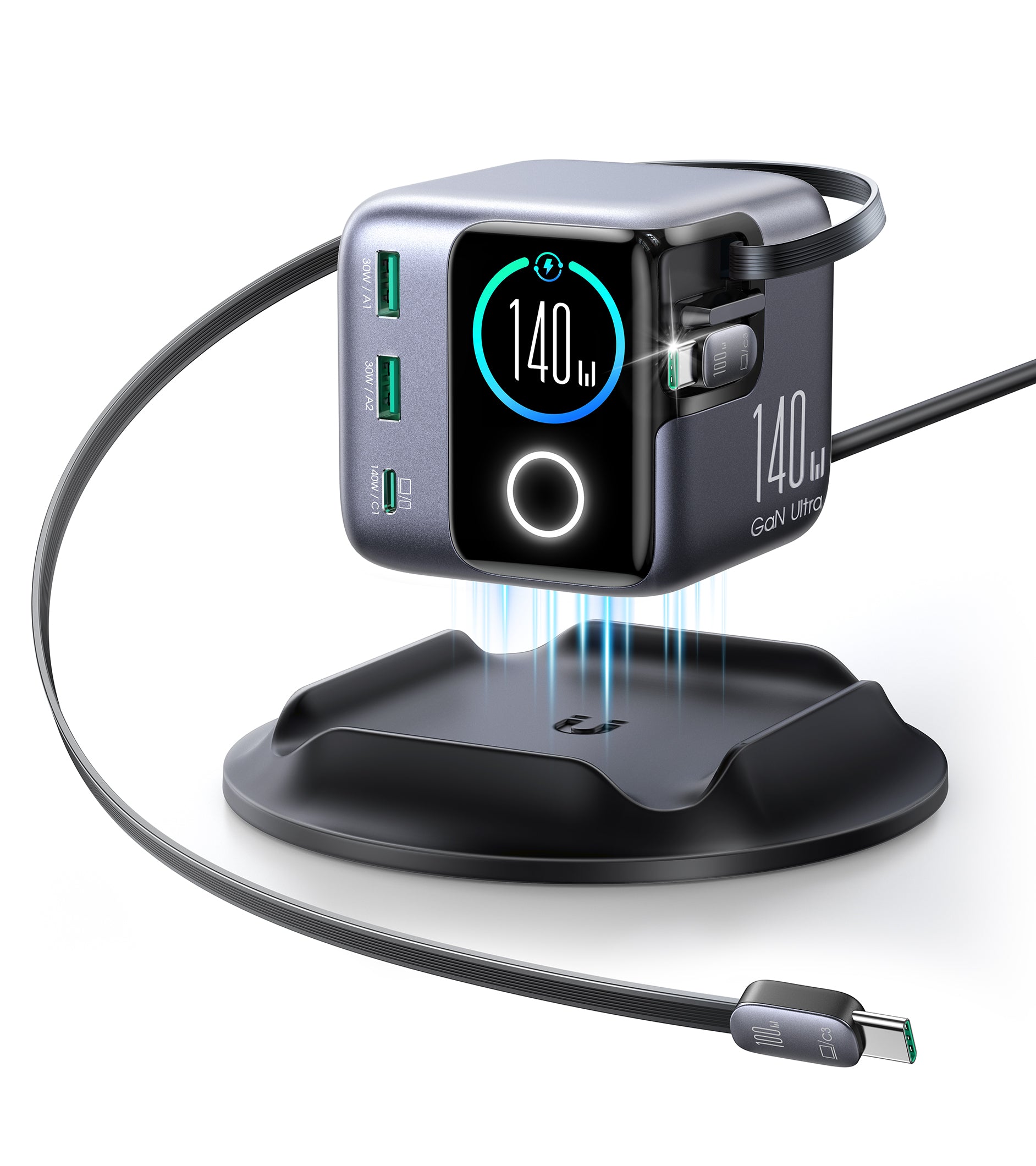 JOYROOM PODIX Ladegerät 140W GaN 5in1 UK 1 Pad