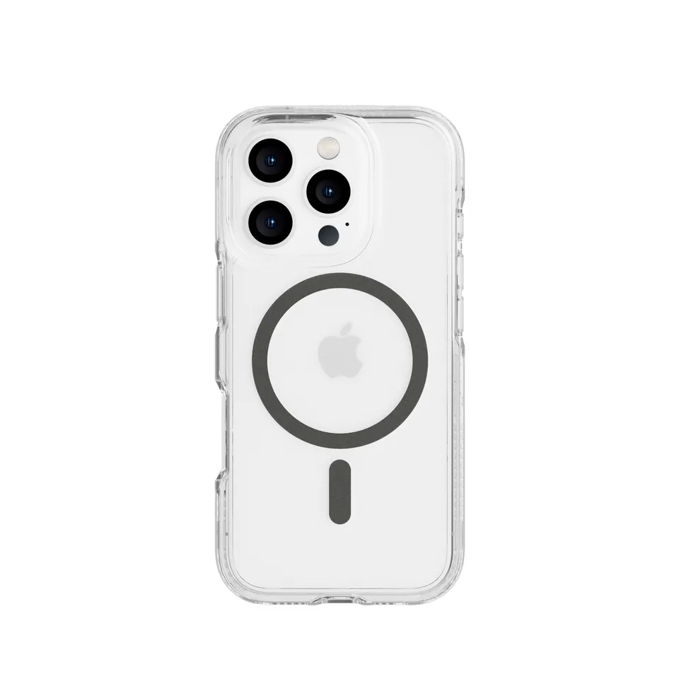 Tech21 FlexQuartz iPhone 16 Pro Handyhülle Space Grey MagSafe