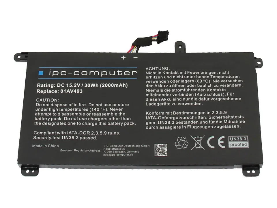 IPC-Computer Akkus SB10L84121 Laptop Akku 30Wh