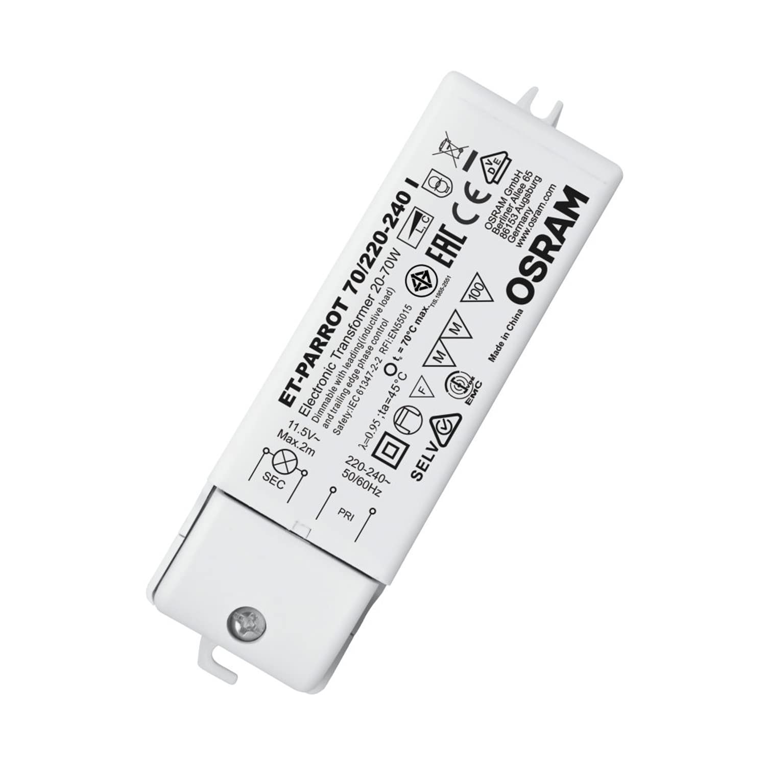 ams OSRAM ET-PARROT Elektronischer Halogentrafo 70W