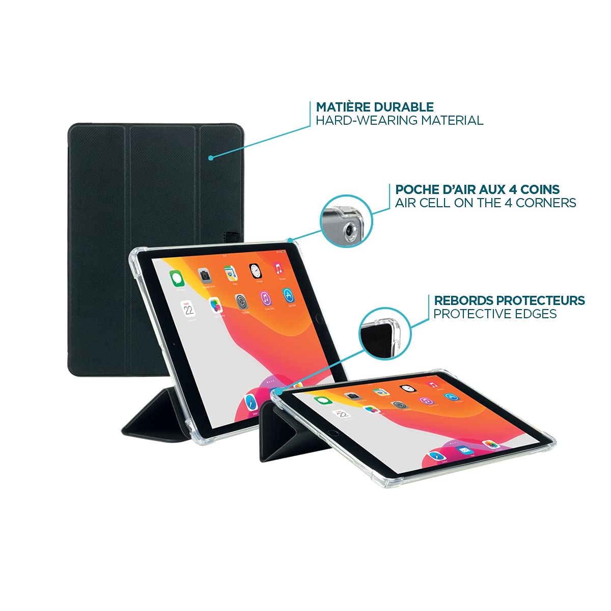 Mobilis ACTIV+ Edge iPad 10,2 Hülle 2019 Stoßschutz
