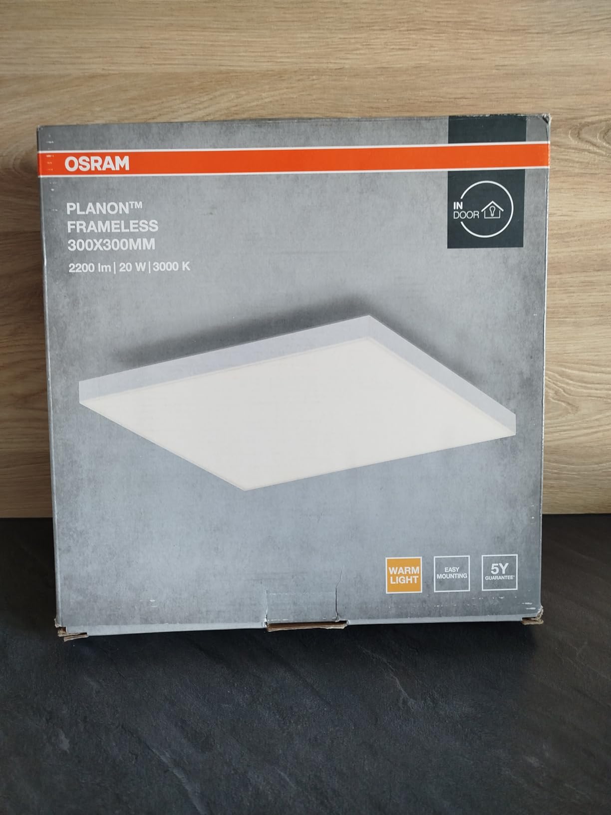 ams OSRAM SMART+ Planon Frameless LED-Panel 30x30 warmweiß
