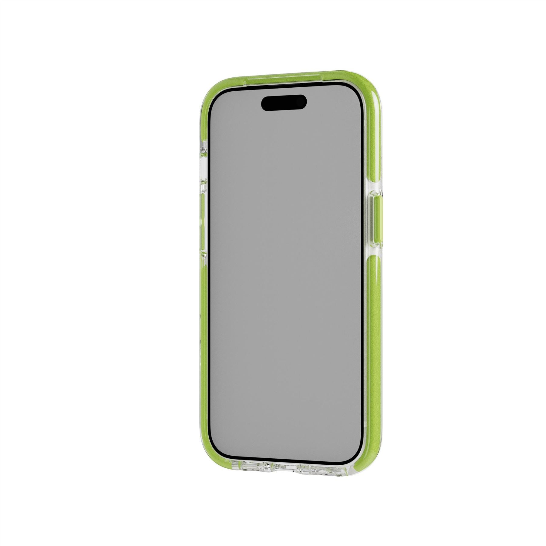 Tech21 EvoCrystal Kick MagSafe iPhone Hülle Lime Ständer