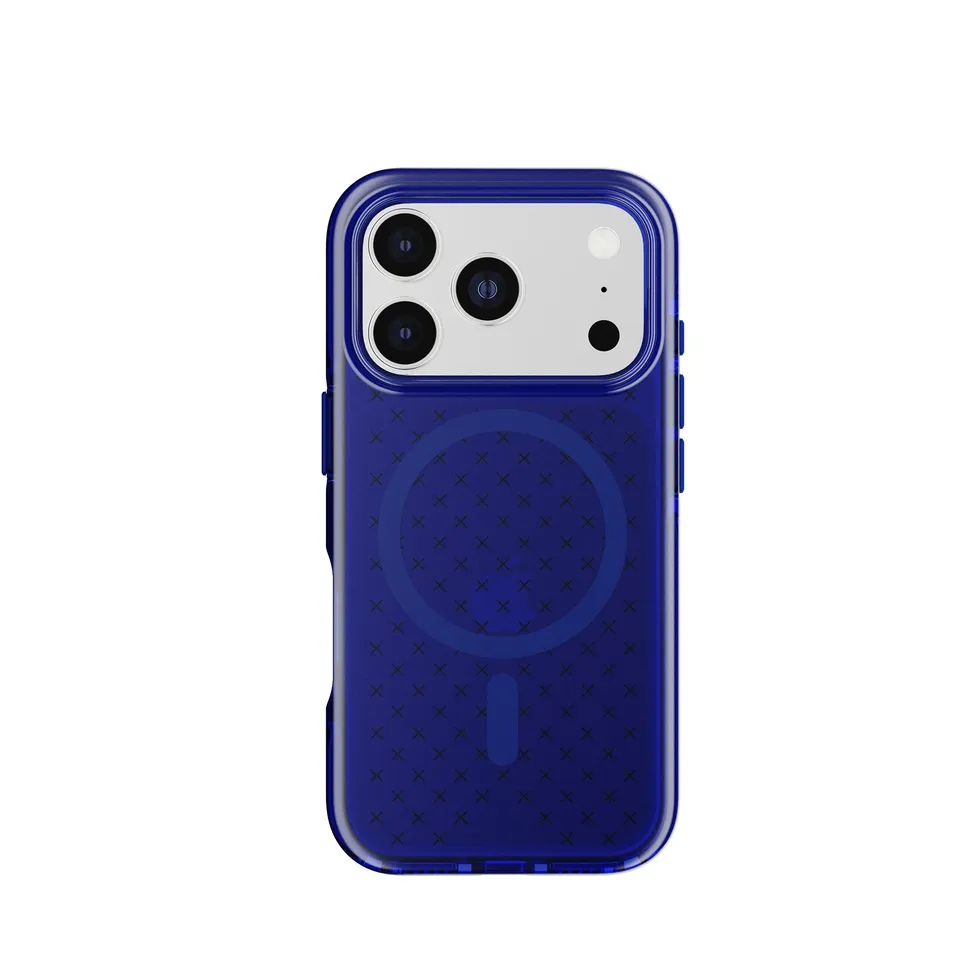 Tech21 EvoCheck iPhone 17 Pro Hülle Electric Blue MagSafe