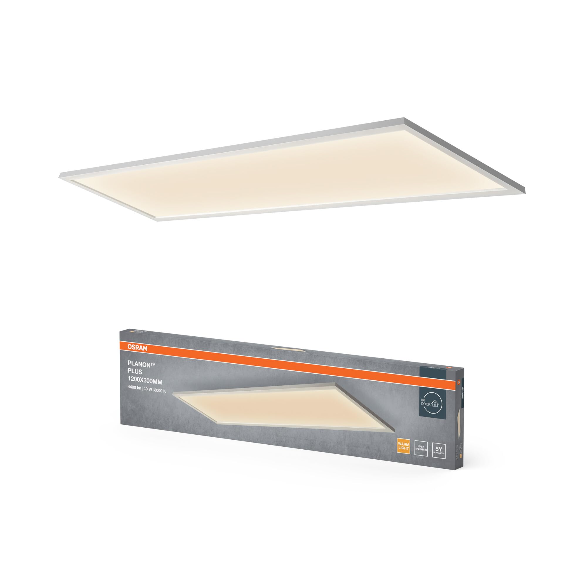 ams OSRAM SMART+ Planon Plus Deckenleuchte 120x30cm 36W 3000K