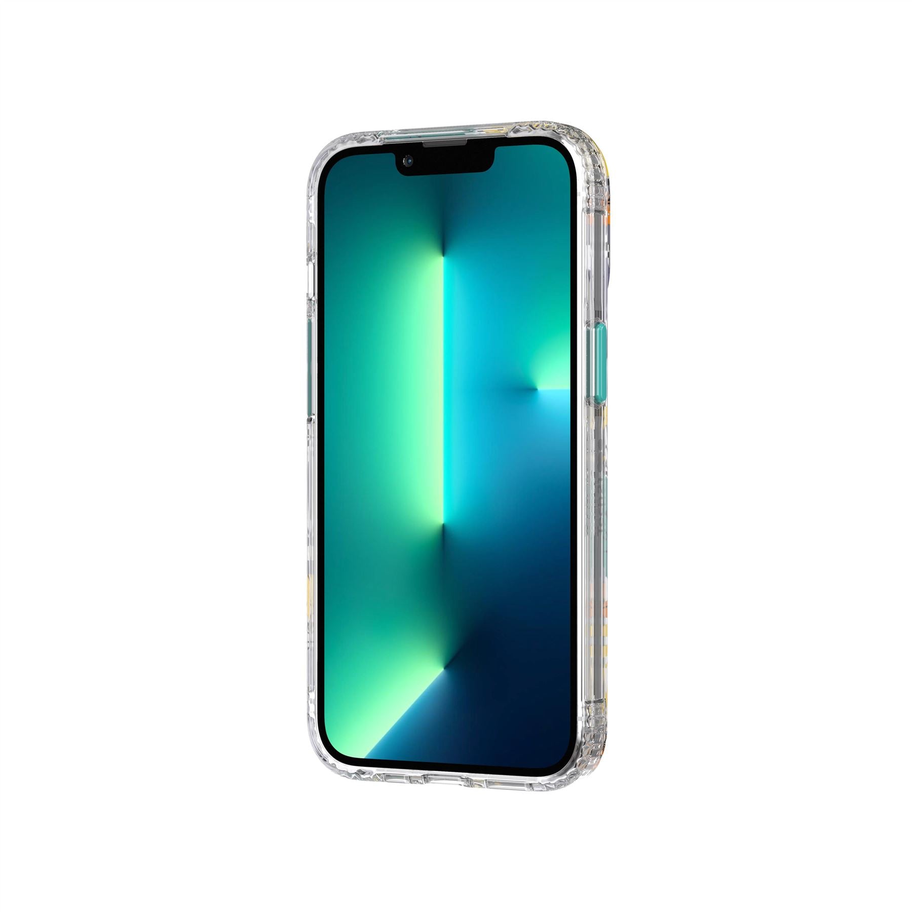 Tech21 EvoArt iPhone 13 Pro Hülle Green Leaf MagSafe