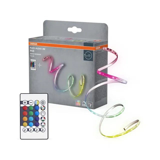 OSRAM SMART+ FLEX Audio LED-Streifen 3m RGB Musik