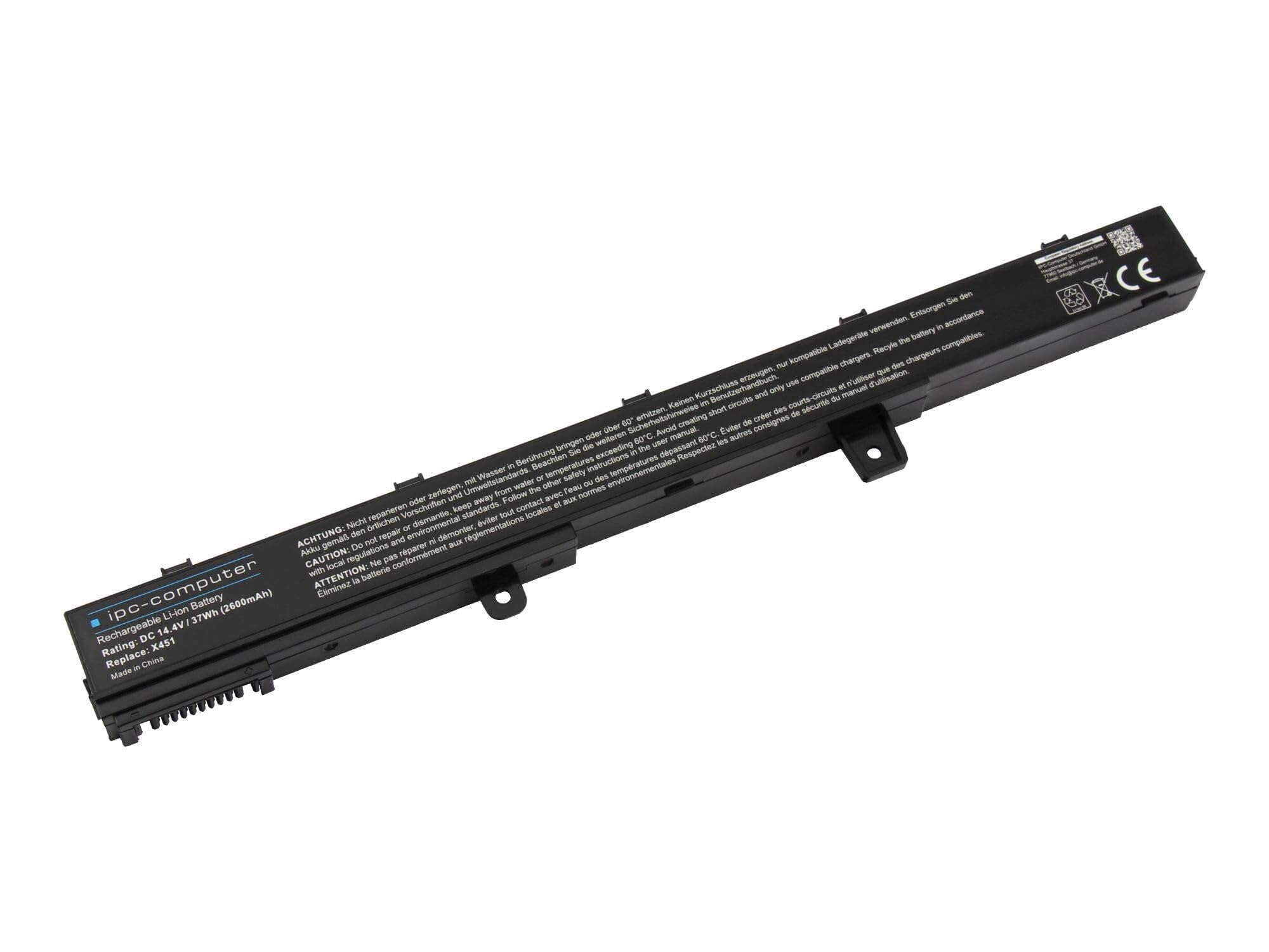 IPC-Computer Akkus 0B110-00250200 Laptop Akku 37Wh
