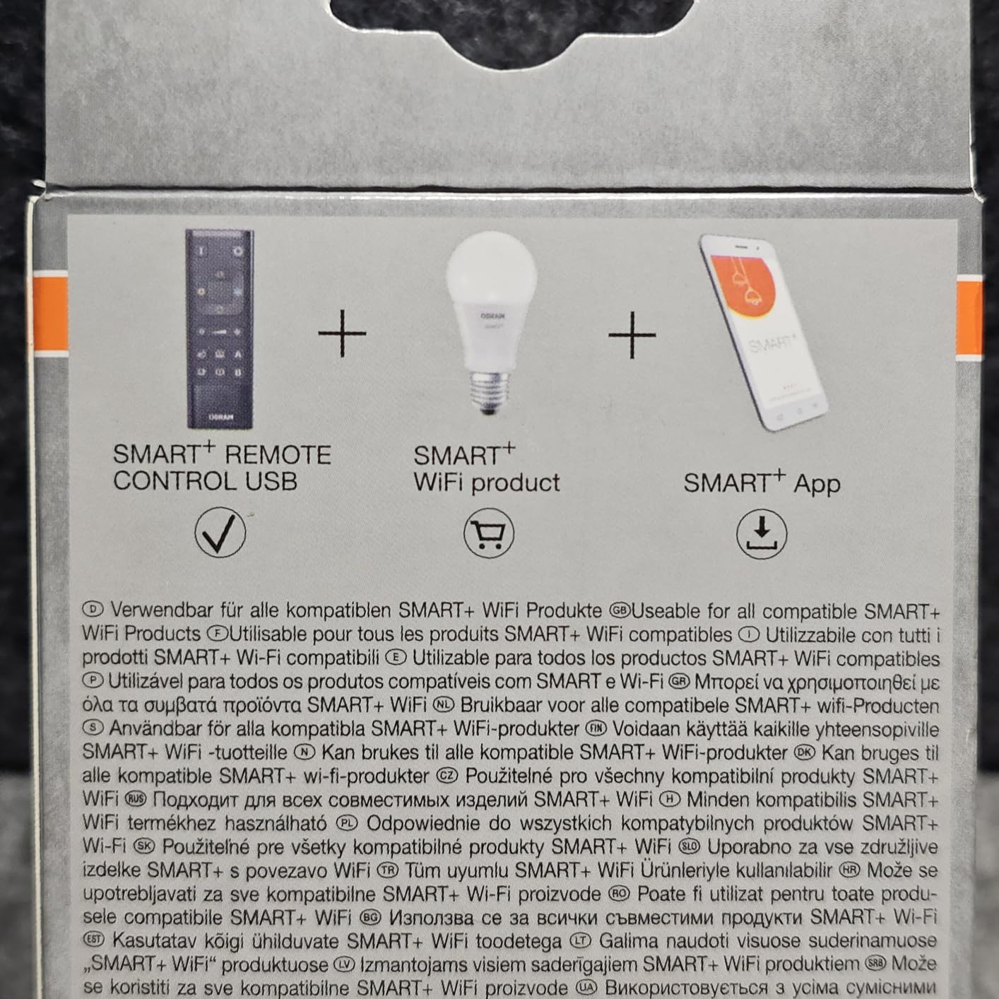OSRAM SMART+ WIFI Fernbedienung schwarz USB-C dimmbar