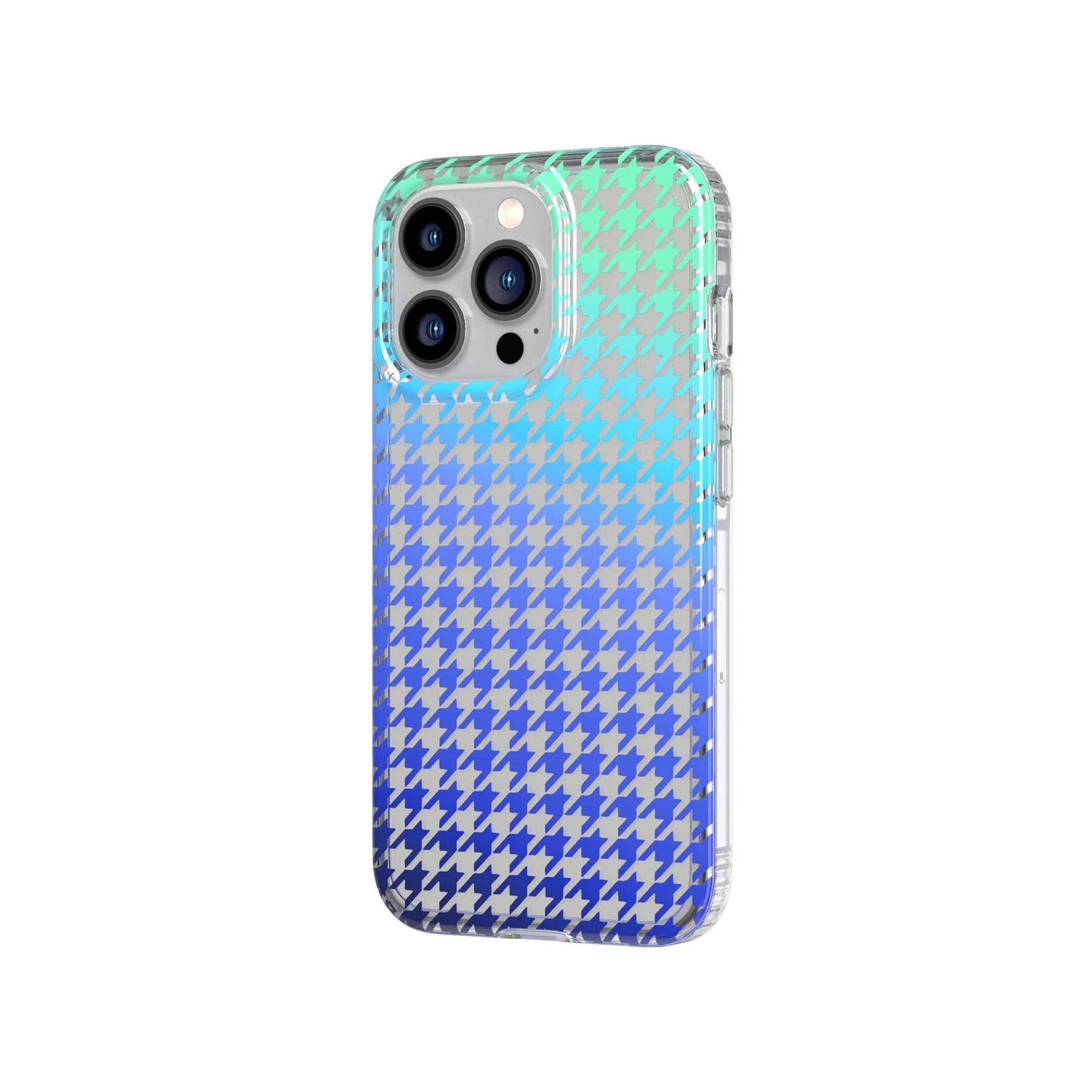 Tech21 EvoArt iPhone 13 Pro Hülle Ombre Houndstooth 3m Schutz