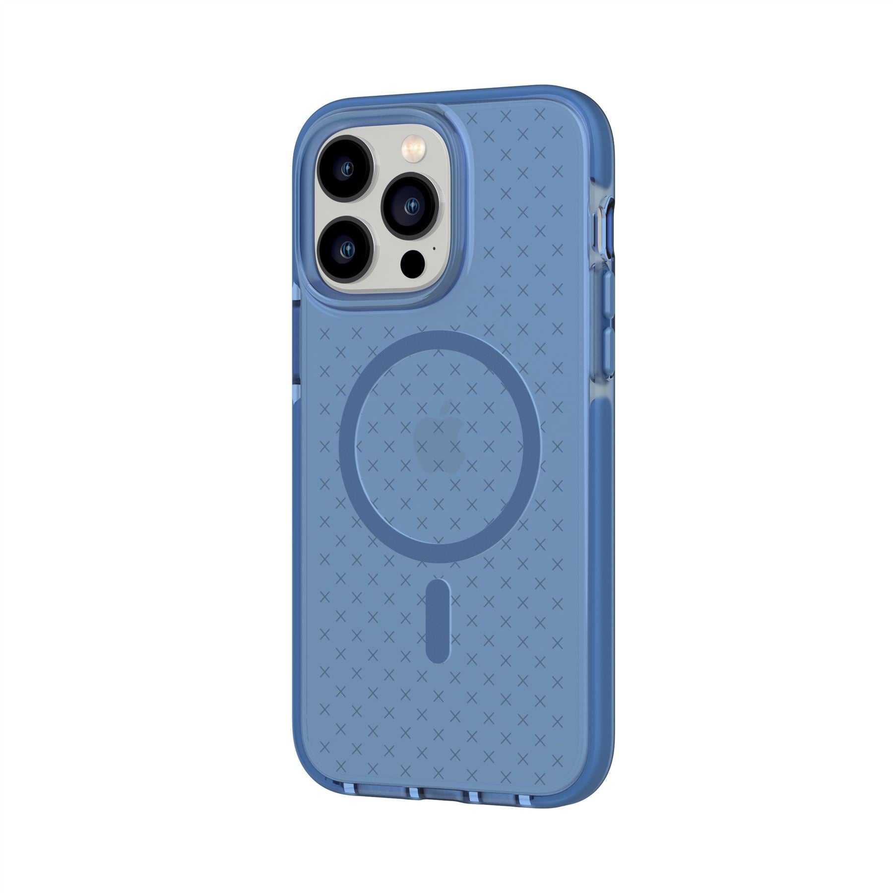 Tech21 EvoCheck iPhone 14 Pro Max Hülle Blau MagSafe 4,9m