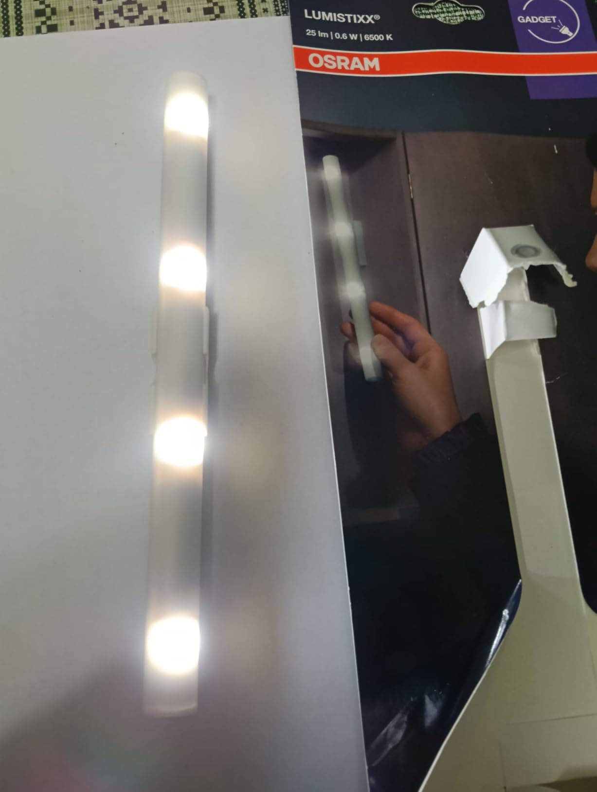 OSRAM SMART+ LEDStixx USB Akkuleuchte silber mobil