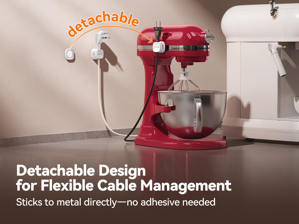 JOYROOM JR-ZS668 Kabelhalter Magnetisch Schwarz 6 Stück