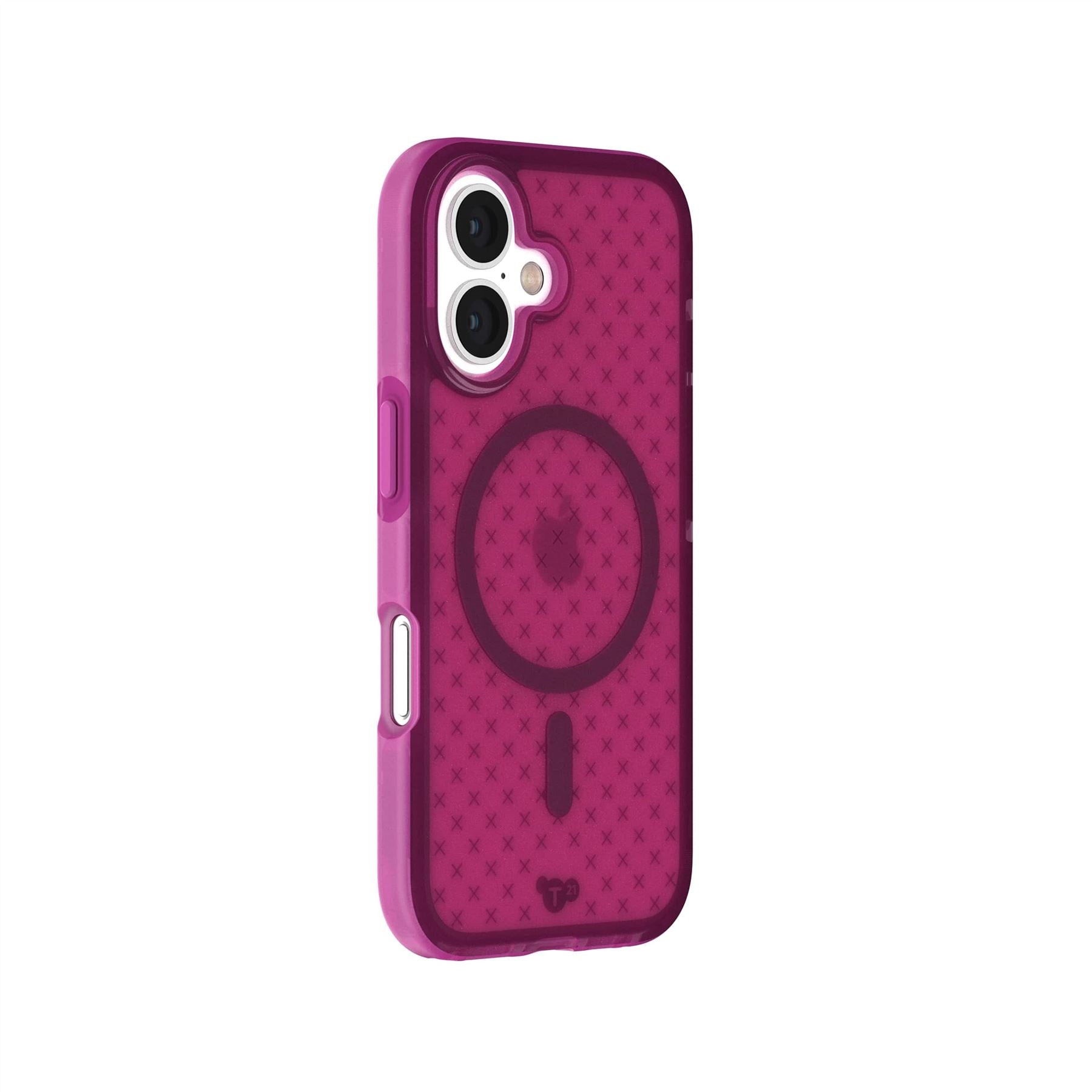 Tech21 EvoCheck iPhone 16 Hülle MagSafe Plum Lila 4,9m